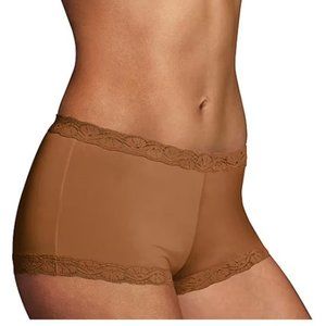 Maidenform Classic Boyshort Panty 40760- Brown Small